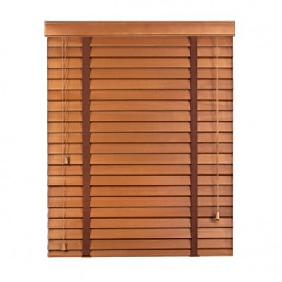 Dimmable Wide Band Drawstring Wooden Shutter