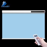 Motorized Blinds Window Roller Blinds Remote Control Wireless and Rechargeable 100% Blackout Fabric Window Shades for Home and O