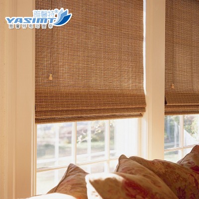 Waterproof Shower Blinds Printed Bamboo Blinds,