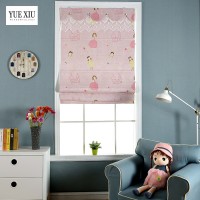 Master Room Darkening Roman Blinds Plisse Cotton Blackout Roman Roller Curtains